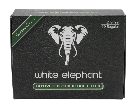 White Elephant Pipfilter 9mm 40 st