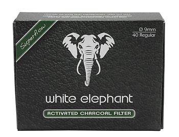 White Elephant Pipfilter 9mm 40 st