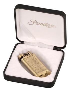 Passatore Leonard Flint Piptändare Brass Satin Antique Presentask