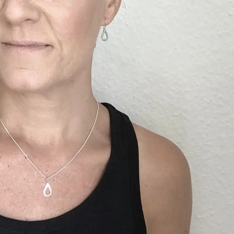 Silverhalsband H2O oxiderat - 3