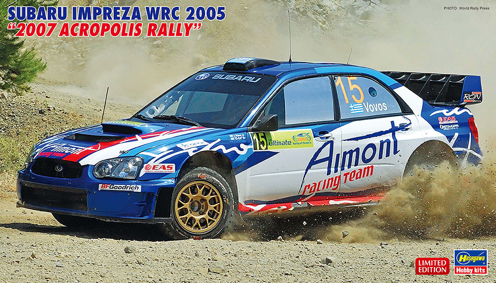 1/24 Subaru Impreza WRC 2005, 2007 Akropolis Rally