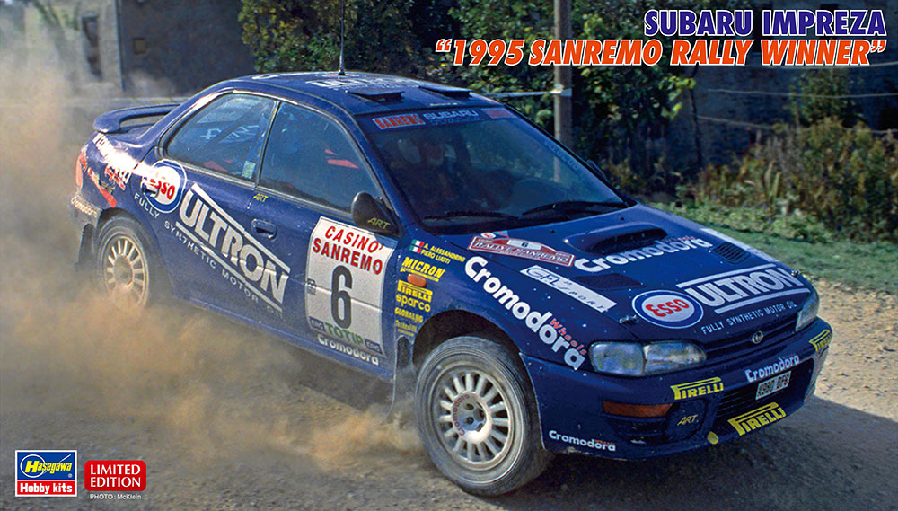 1/24 Subaru Impreza, 1995 San Remo Rally