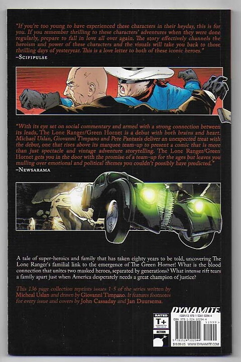 Lone Ranger/Green Hornet: Champions of Justice TP NM-