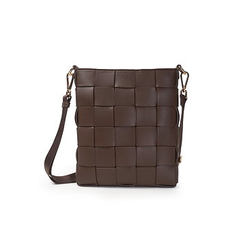 Shoulder Bag | Braided Strap | Chocolate CEANNIS