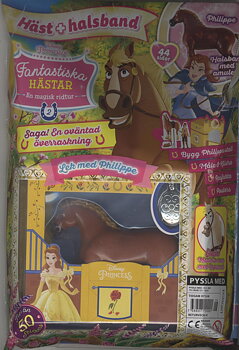 Pyssla med Disney Prinsessor nr 6 2023, Häst och halsband, massor med stickers