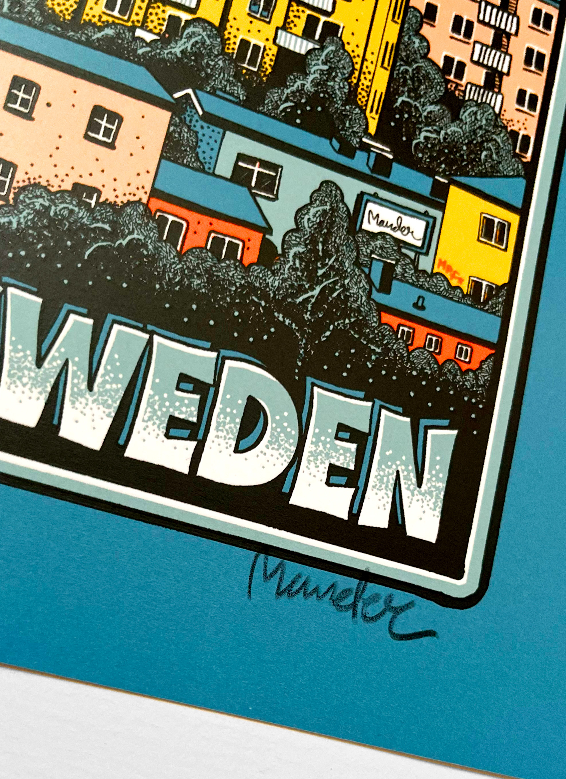 Official Blink-182 Stockholm Event Poster by Martin Ander - 4