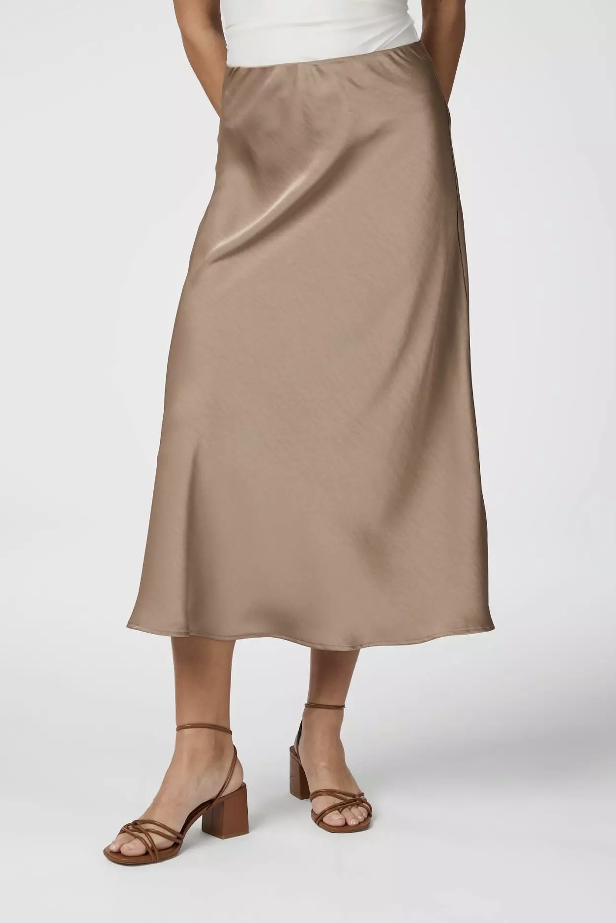 Neo Noir - Bovary Skirt Dark Taupe