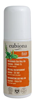 Eubiona Uppfriskande Ekologisk Deo Roll-On Rosmarin & Grönt Te 50 ml