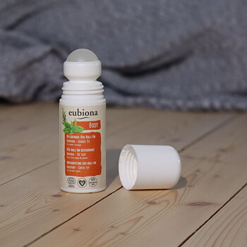 Eubiona Uppfriskande Ekologisk Roll-On Rosmarin & Grönt Te 50 ml