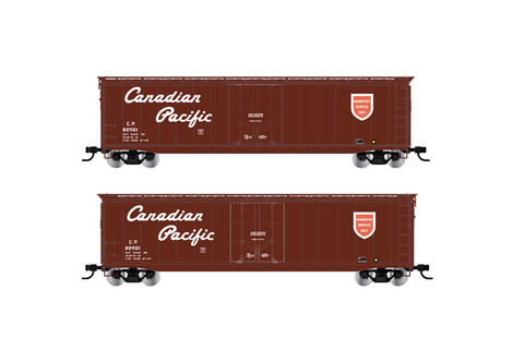 Canadian Pacific, plug door boxcar "Newsprint Service Only", with roof walkway, #80920