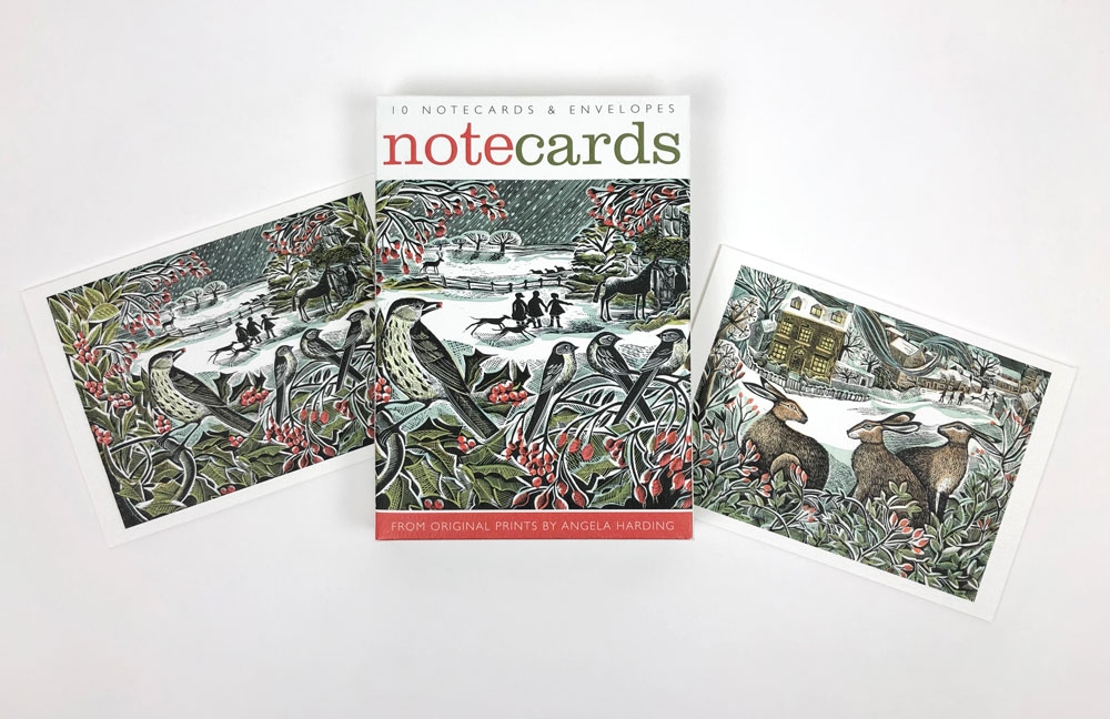 Holly Hedge & We Three Hares, Notecard Wallet - 2