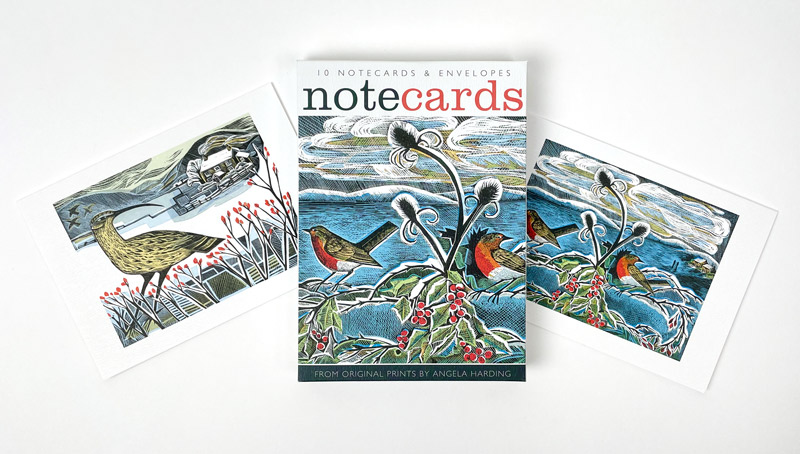 Robins and Teasels and Curlew Christmas, Notecard Wallet - 2