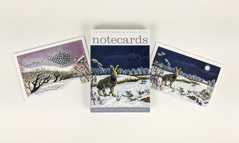 Snowy Puffins and Winter Avocets, Notecard Wallet - 2