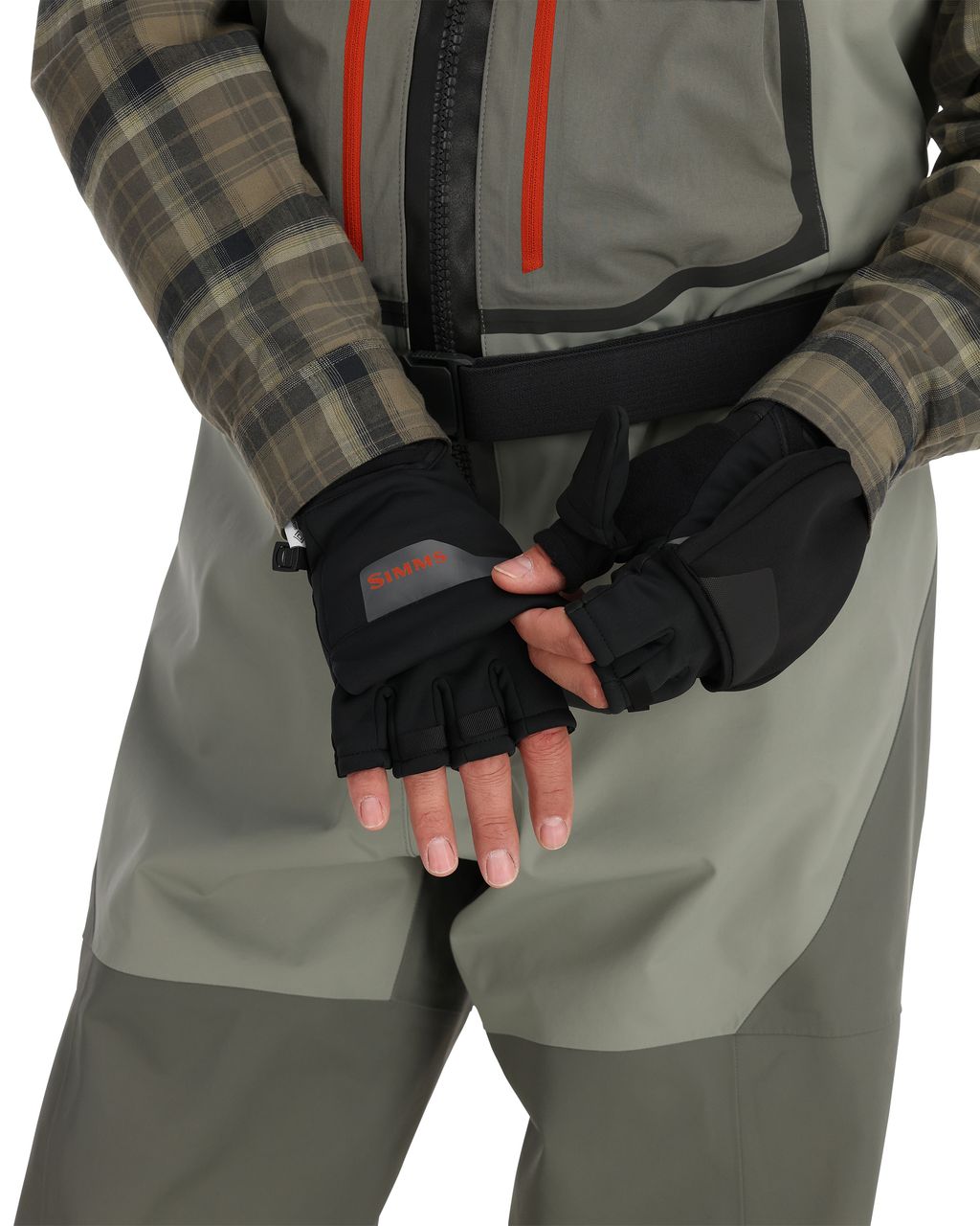 Simms Windstopper® Foldover Mitt - Black - 8