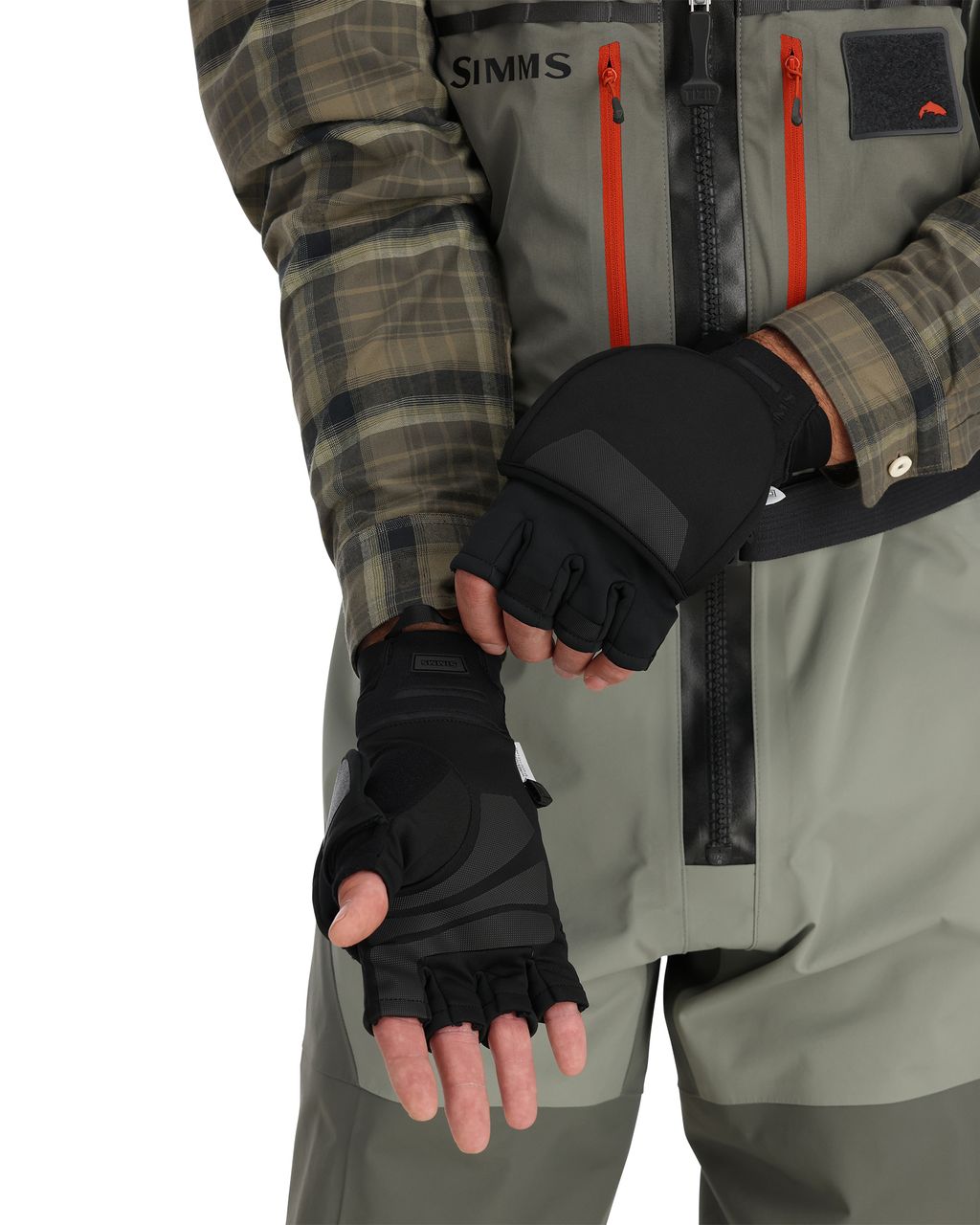 Simms Windstopper® Foldover Mitt - Black - 4