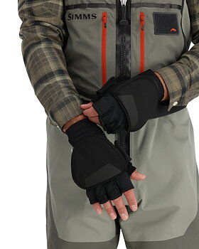 Simms Windstopper® Foldover Mitt - Black