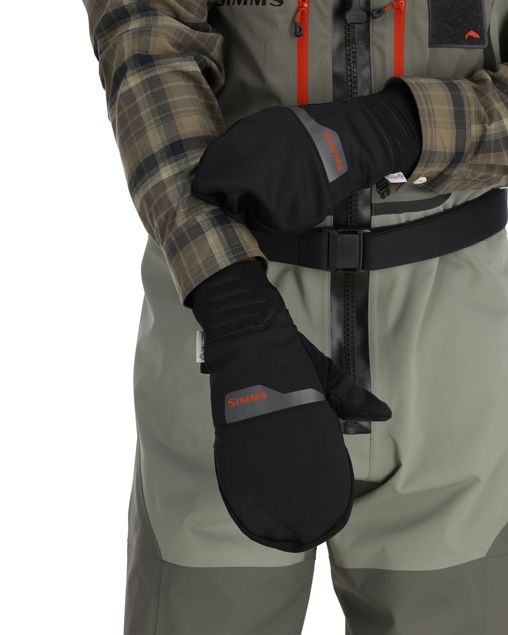 Simms Windstopper® Foldover Mitt - Black - 5