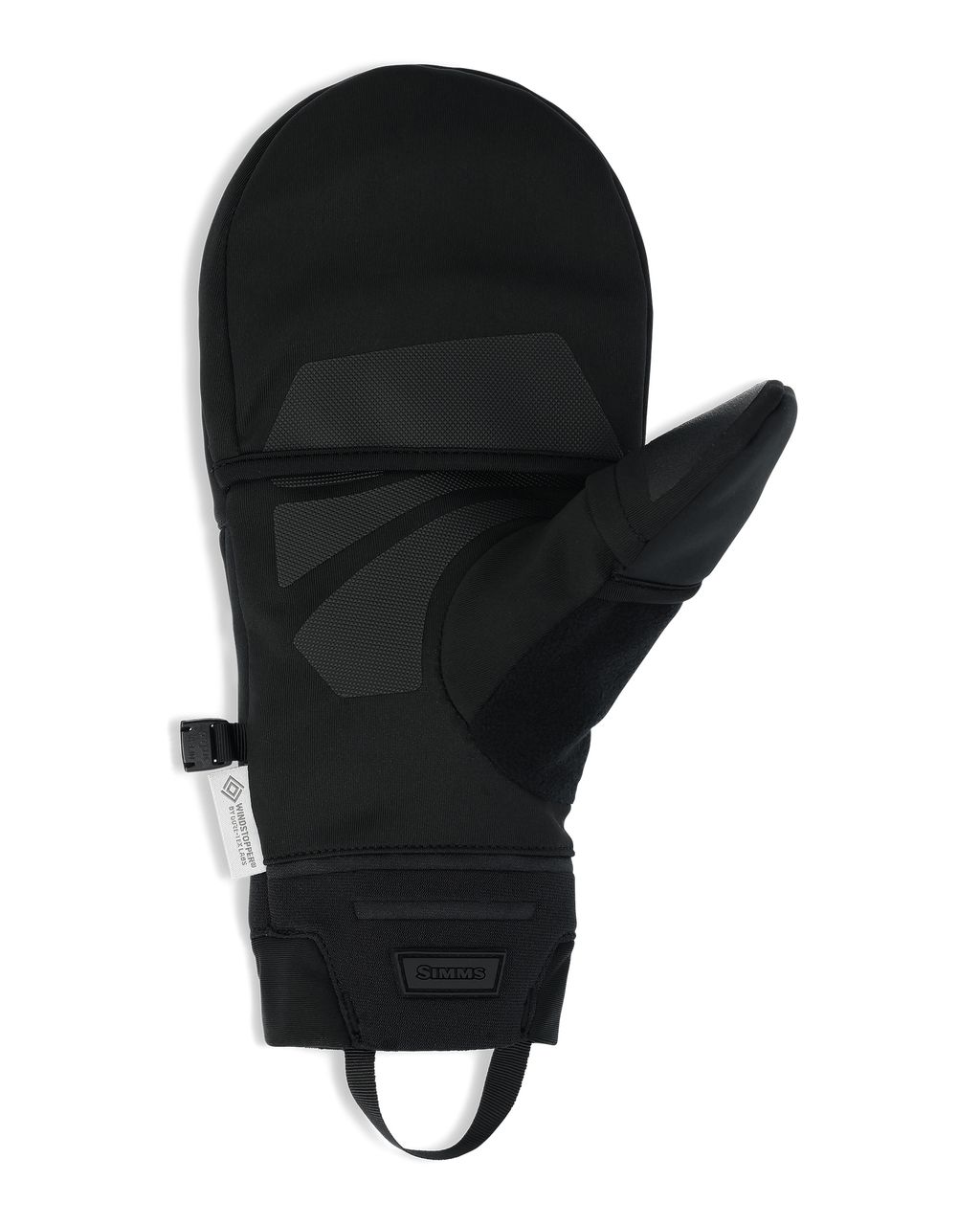 Simms Windstopper® Foldover Mitt - Black - 3
