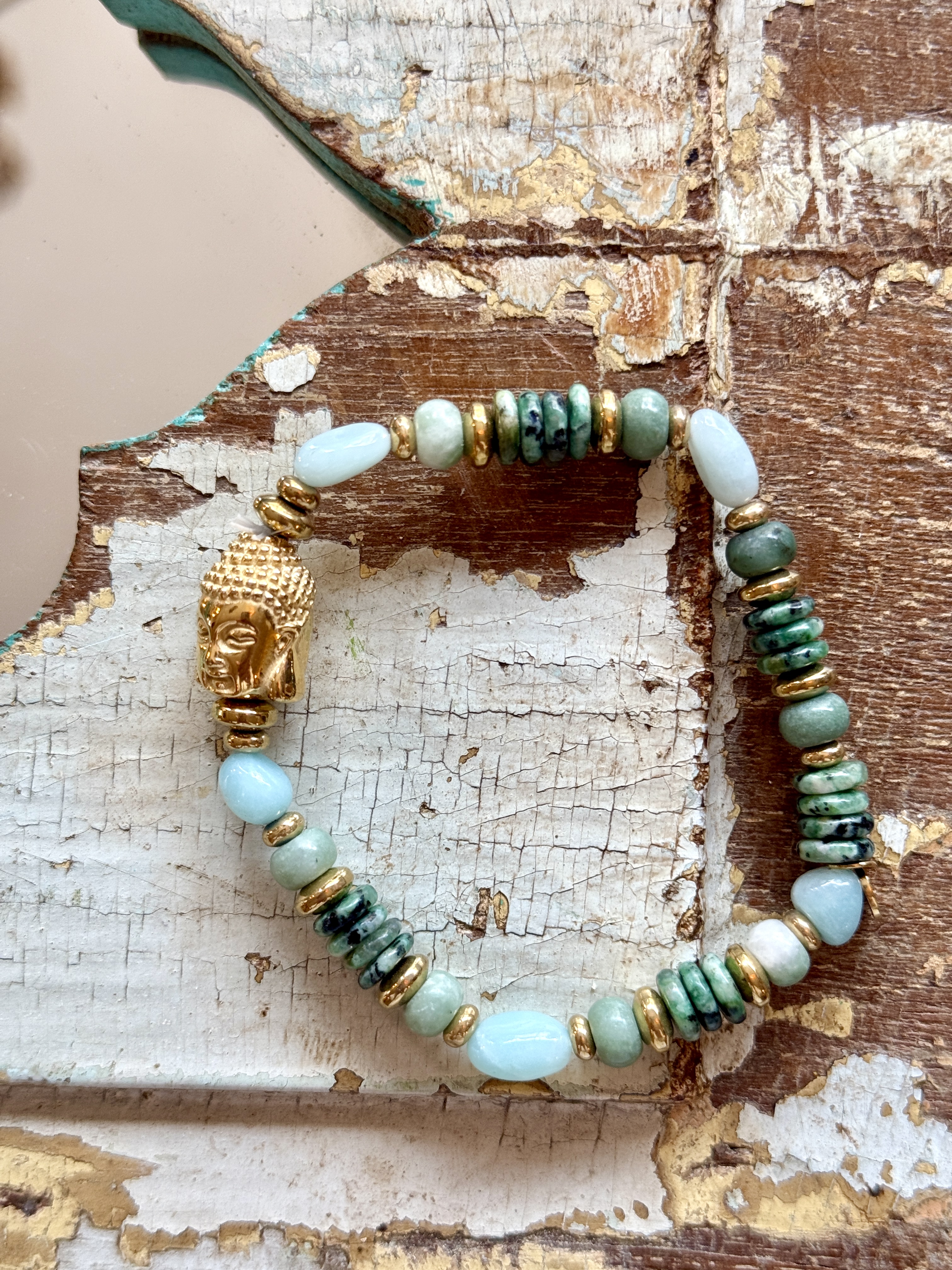 BUDDHA BRACELET SAGE 