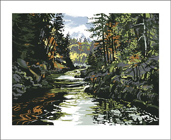 Findhorn Rhythms, Greeting Card