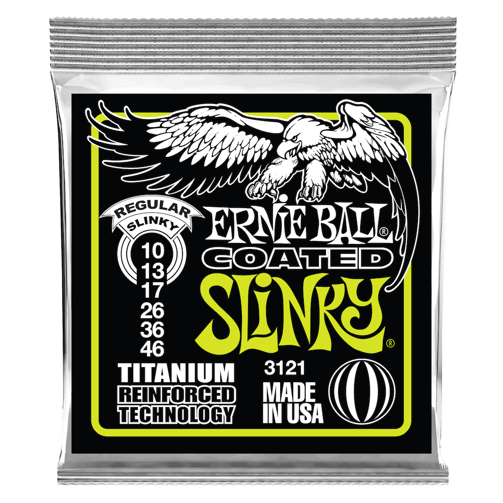 Ernie Ball EB-3121 Regular Slinky Coated Titanium 010-046