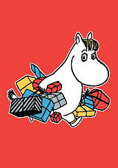 Mumin mini dubbelvikt kort - Many Gifts