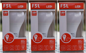 Paket 3st 13W 6500k LED Normallampa  25000h E27 