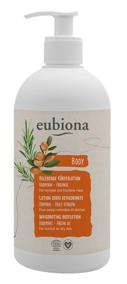 Eubiona Uppfriskande Ekologisk Body Lotion Rosmarin & Arganolja 500 ml