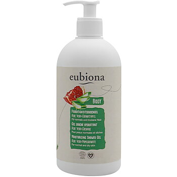 Eubiona Fuktgivande Ekologisk Dusch Gel Aloe Vera & Granatäpple 500 ml