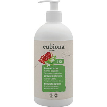 Eubiona Fuktgivande Ekologisk Bodylotion Aloe Vera & Granatäpple 500 ml