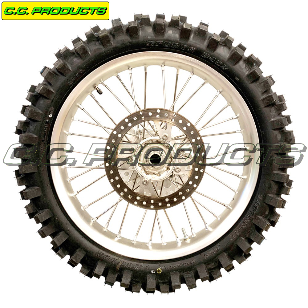 Spoke Set Kawasaki SR 250 19-inch 95-04 Rear Wheel - 3