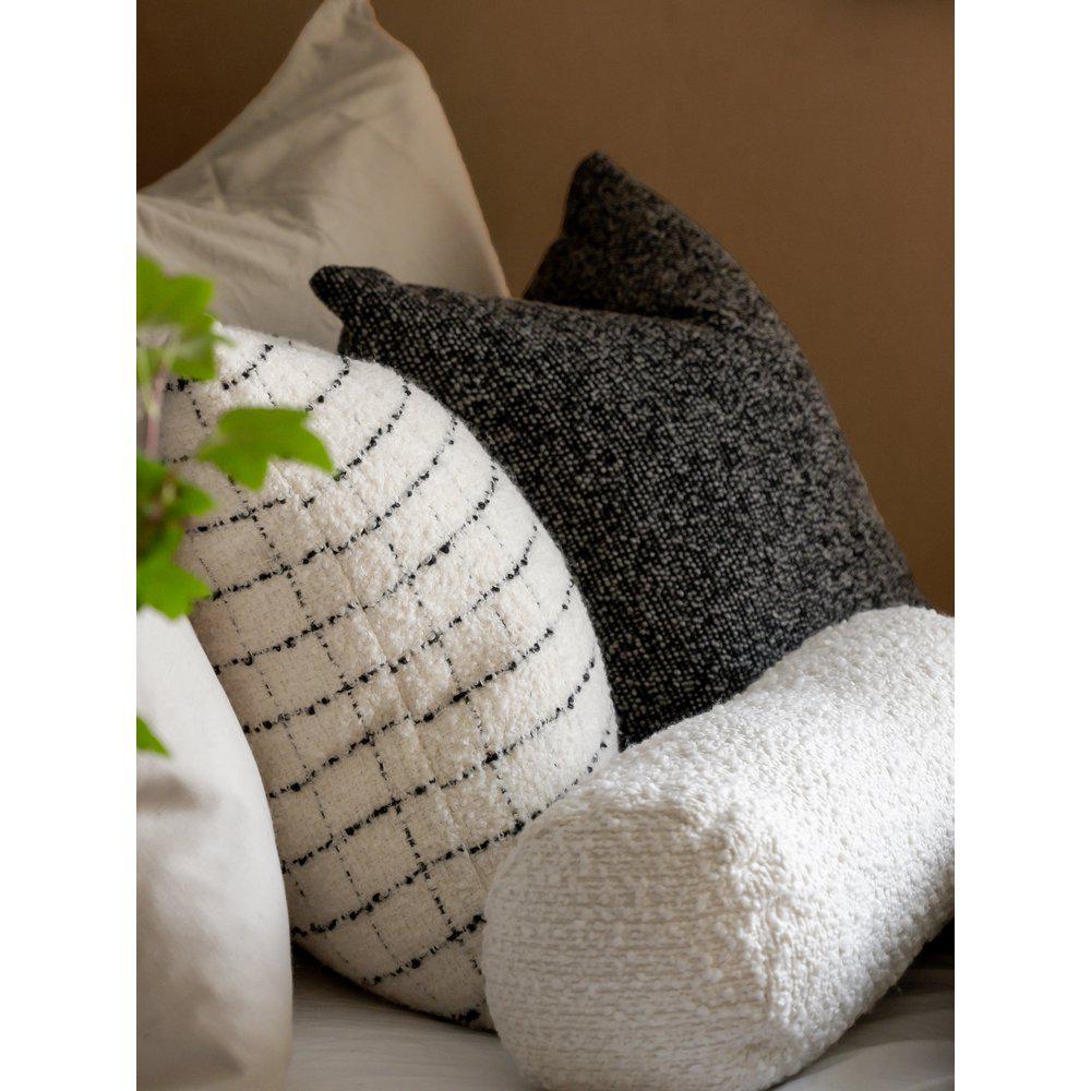 Kuddfodral Karl svart och vit 45x45 cm, Svanefors - 2