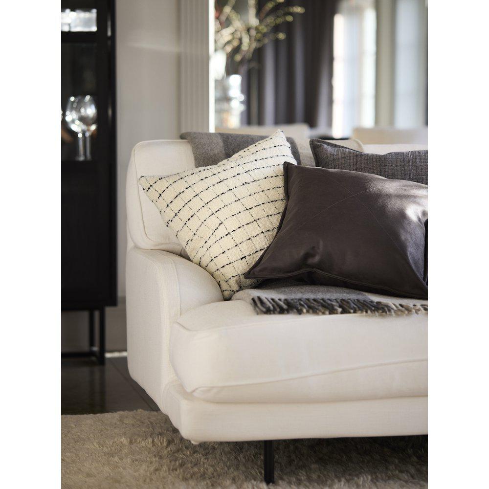 Kuddfodral Karl svart och vit 45x45 cm, Svanefors - 4