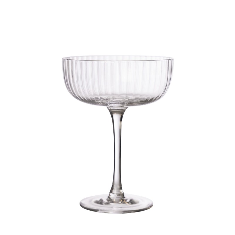 ERNST Coctailglas "räfflade" 20 cl 2-pack - 2