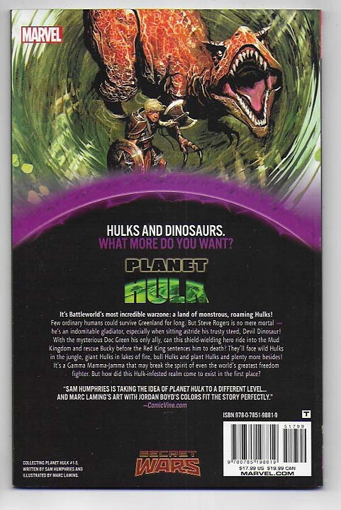 Planet Hulk: Warzones! TP NM-