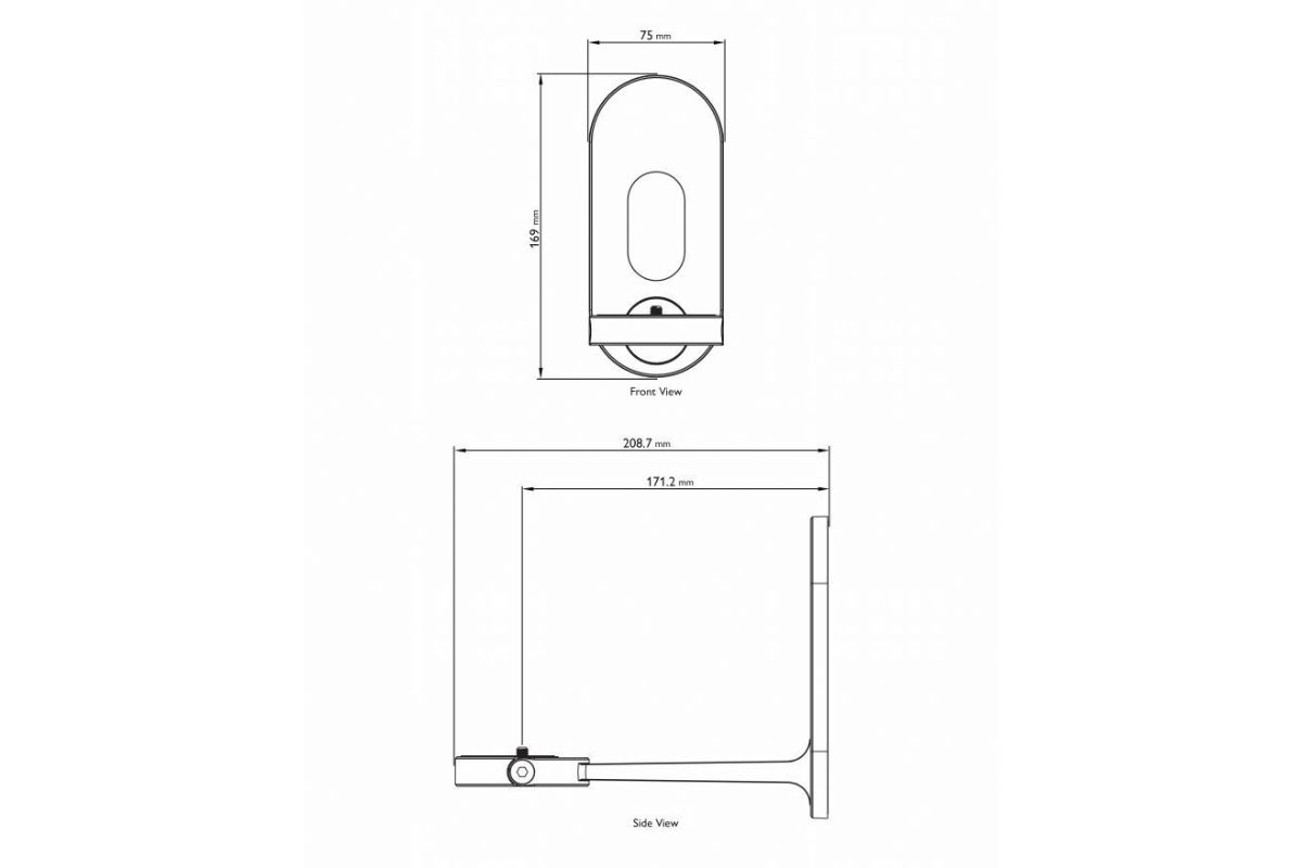 KEF LSX B1 Wall Bracket - 4