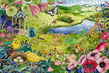 Nature Garden 500 Bitar Wooden Ravensburger