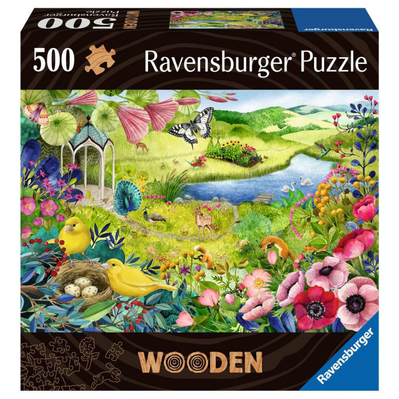 Nature Garden 500 Bitar Wooden Ravensburger - 2