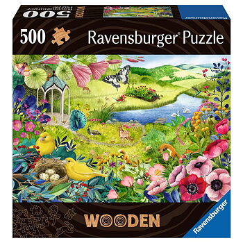 Nature Garden 500 Bitar Wooden Ravensburger