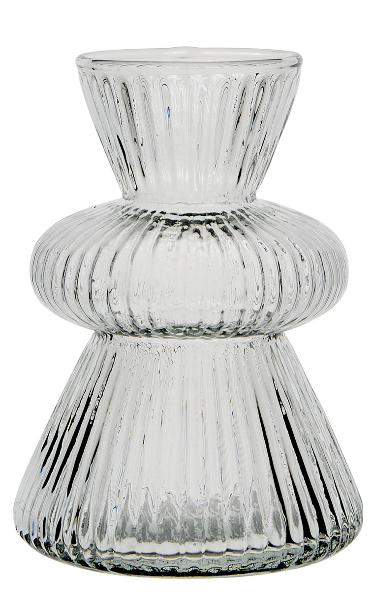 Hyacinth vase - Bulb vase - Glass vase - Glass - Ø10xH14 cm - 2