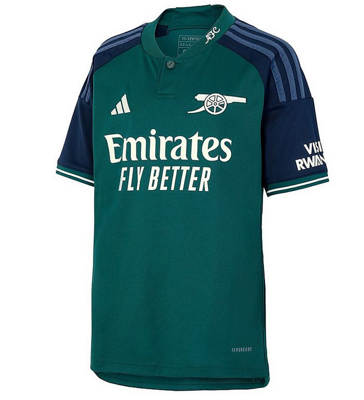 2023/2024 ARSENAL ADIDAS TREDJETRÖJA KORTÄRMAD - JUNIOR - 2