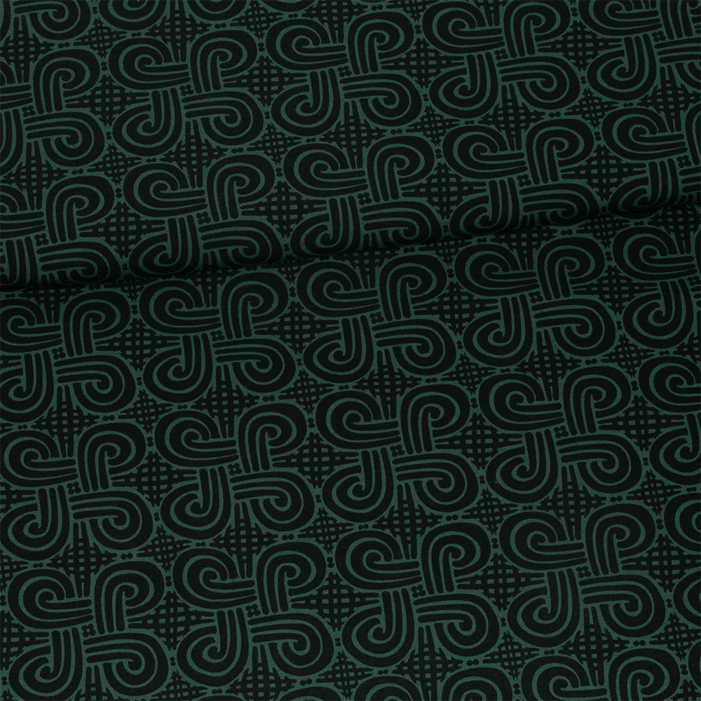 LOOPED SQUARE - DARK GREEN - 6
