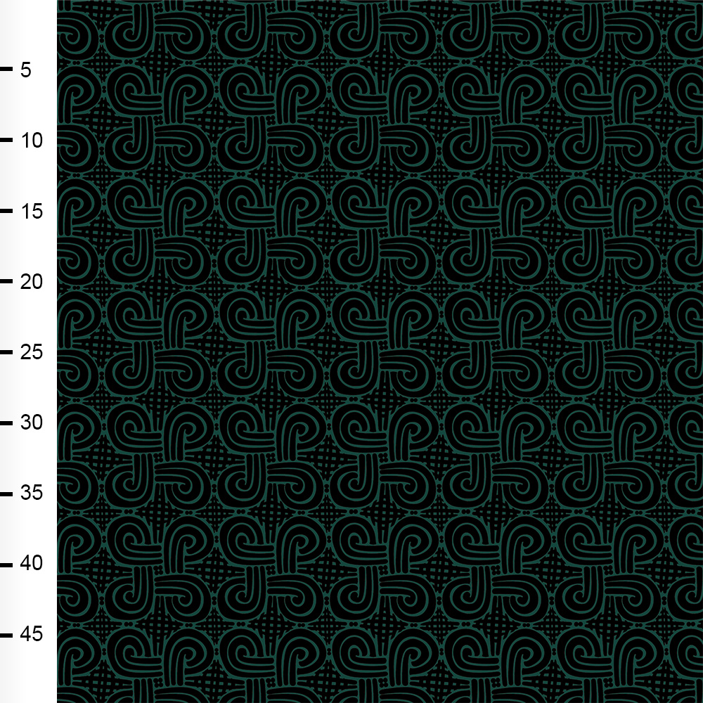 LOOPED SQUARE - DARK GREEN