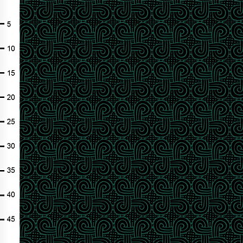 LOOPED SQUARE - DARK GREEN