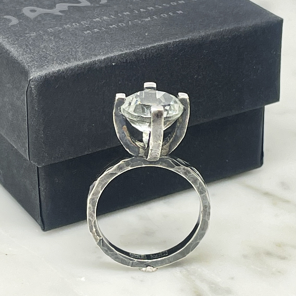 Cocktail ring Green Amethyst - 3