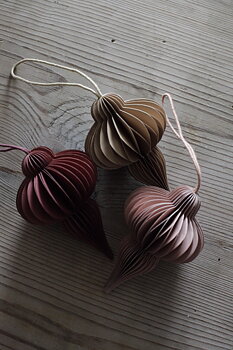 JULGRANSDEKORATION - PAPPERSFIGUR BEIGE