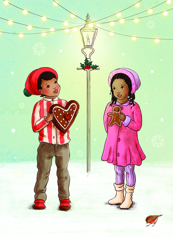 Festive Treats, Postcard