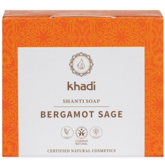 Shanti Soap Bergamot Sage100g, Khadi