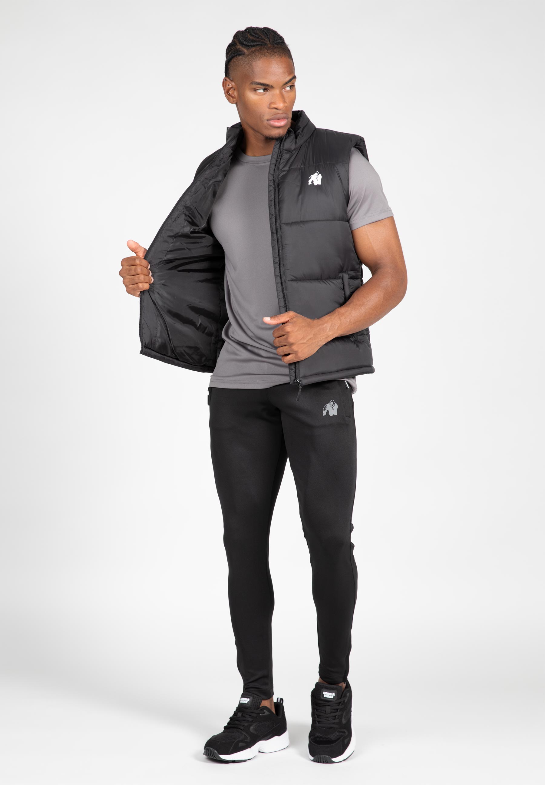 Irvine Puffer Vest, black - 4