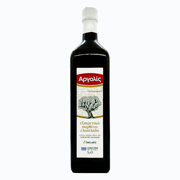 Olive oil, extra virgin olive oil 750ml, ARGOLIS, glass bottle